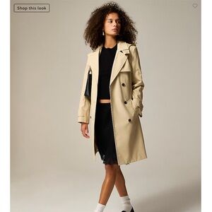 J. Crew New Icon Beige Trench Coat